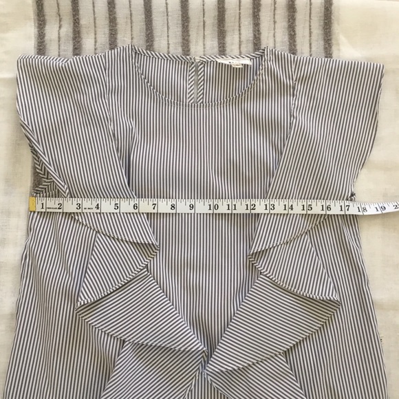 NYTT striped ruffle top NWOT - Picture 7 of 7